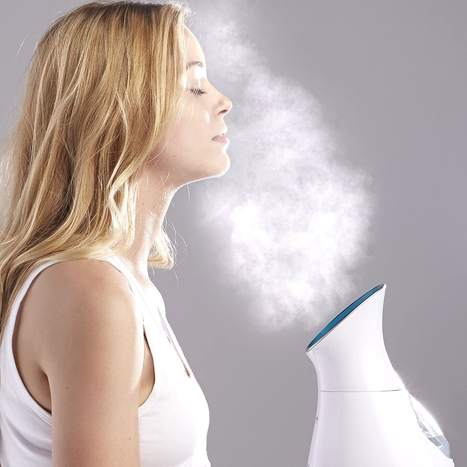 NanoSteamer Large 3-in-1 Nano Ionic Facial Steamer with Precise Temp Control - 30 Min Steam Time - Humidifier - Unclogs Pores - Blackheads - Spa Quality - Bonus 5 Piece Stainless Steel Skin Kit - Image 9